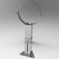 Кронштейн С/Т Кв. 20-35, Ø115 мм., AISI 439/1,0 мм. 