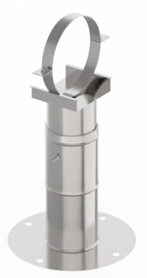Кронштейн телескопический 20-35, Ø150 мм., AISI 439/1,0 мм.