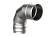 Отвод 90° Ø115 мм., AISI 439/1,0 мм.