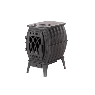 Печь-камин "Бахта" (Чёрный) 12кВт, 250м³