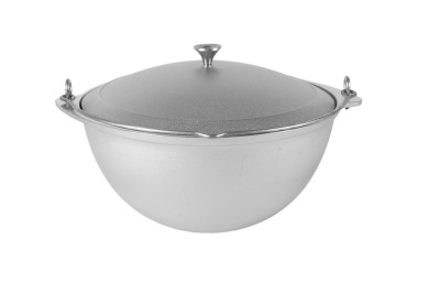 Котёл походный алюминиевый литой с крышкой (Kukmara) 6л.